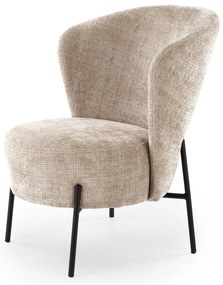 Fotoliu Cezar stofa bej H85 cm