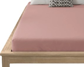 Cearsaf din microfibra MICROVELLE roz deschis 180x200 cm