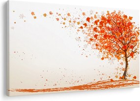 Tablou - Copac în vâmnt (90x60 cm)