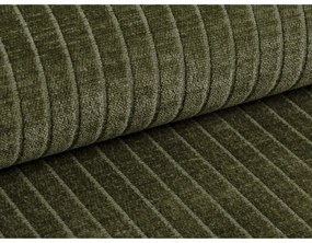 Colțar verde cu tapițerie din catifea reiată (cu colț pe partea dreaptă/cu șezlong) Bergano – Cosmopolitan Design