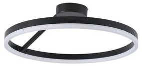 Lustră LED dimabilă aplicată LED/40W/230V 3000-6500K negru + telecomandă