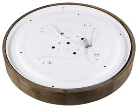 Brilagi - Plafonieră LED CARVALHO 4xE27/60W/230V, finisaj stejar-nuc, Ø 57,5 cm