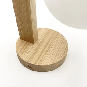 Aplica de perete ANTONIO 1xG9/5W/230V stejar/alb