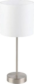 Eglo 55809 - Lampă de masă LED 1xE14/5,5W/230V alb/crom mat