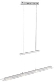 Lustră argintie LED cu intensitate reglabilă din metal Tenso – Fischer &amp; Honsel