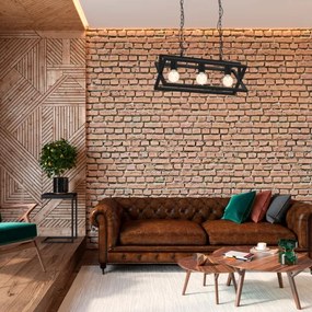 Lustră pe lanț ARNOLD 3xE27/60W/230V neagră