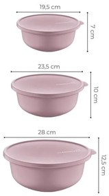 Caserole 3 buc. pentru mâncare – Hermia