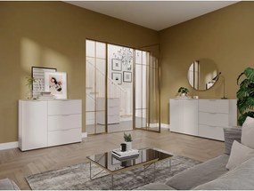 Comodă crem cu aspect mat 151x98x40 cm Savoca – Germania