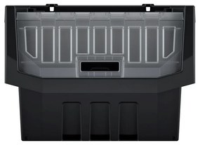 Cutie de depozitare cu blocare 39,6 x 29 x 28 cm, neagra