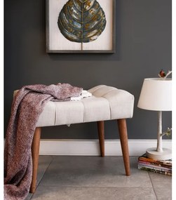 Taburet LUMI 40 x 58 cm, crem