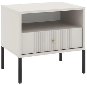 Noptieră LUE, bej/negru