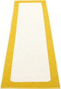 Covor tip traversă pentru interior și exterior galben muștar/crem 70x240 cm Ilda Mustard – Pappelina