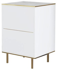 Noptieră Mamene 1 (marmură deschis + auriu) . 1094429