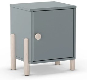 Noptieră de copii verde prăfuit din lemn de pin Enola – Marckeric