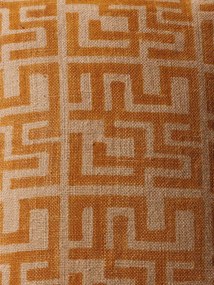 Perna decorativa, din iuta naturala, Labyrinth 40x60cm