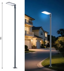 Brilagi-LED Lampă de exterior cu stâlp și braț de 4 m URBANLIGHT LED/200W/230V antracit IP65