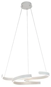 Design hanglamp wit incl. LED 3-staps dimbaar - Frank