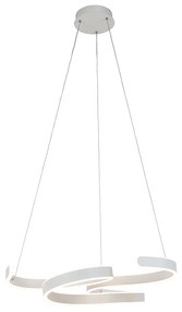 Design hanglamp wit incl. LED 3-staps dimbaar - Frank