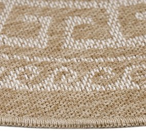 Covor de exterior bej rotund ø 80 cm Comilla – Ayyildiz Carpets