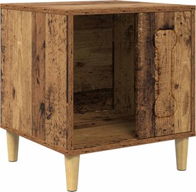 vidaXL Casă pentru câini Lemn vechi 44 x 42 x 49 cm Lemn compozit