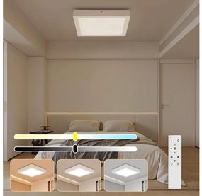 Plafonieră LED dimabilă pentru baie Brilagi FRAME SMART LED/24W/230V IP44 alb + telecomandă