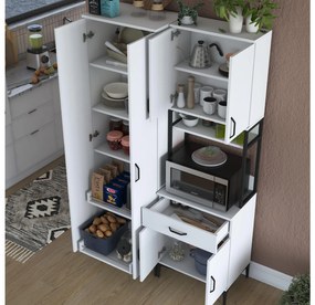 Set dulapuri bucătărie Jenaretta 20 (alb + negru). 1107092