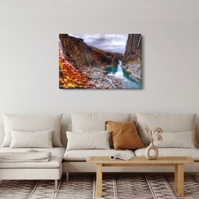 Tablou - Canionul Studlagil (90x60 cm)
