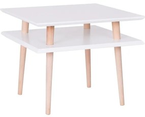 Măsuță cafea Ragaba Square, 55 x 55 cm, alb