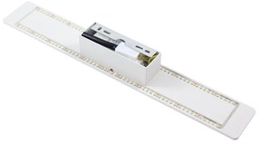 Aplica de perete LED lumina ambientala Zig zag ap d53 2700k, Alba