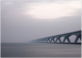 Tablou - Podul în ceață (70x50 cm)