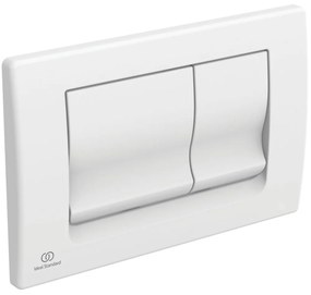 Clapeta de actionare spalare Solea M1, alba Alb lucios