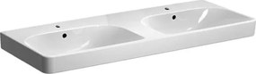 Geberit 500.223.01.1 - Lavoar dublu suspendat Smyle Square 120 x 48 cm, ceramică/alb