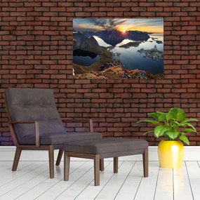 Tablou - Peisaj montan, Norvegia (90x60 cm)