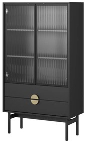 Vitrină Stellia S6 (negru). 1099072