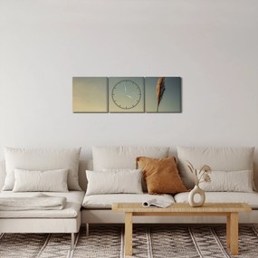 Tablou - Iarba (cu ceas) (90x30 cm)