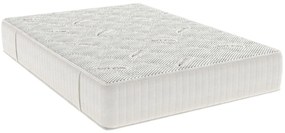Saltea cu Spuma Memorie SilverCare, Grosime 24 cm, Husă cu Ioni de Argint, cu Mânere, Fermitate Medie 180x200