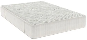 Saltea cu Spuma Memorie SilverCare, Grosime 24 cm, Husă cu Ioni de Argint, cu Mânere, Fermitate Medie 90x200