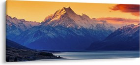 Tablou - Lacul Pukaki (120x50 cm)