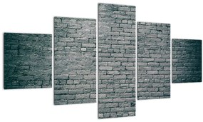 Tablou cu perete din cărămidă (125x70 cm), în 40 de alte dimensiuni noi