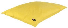 Fotoliu tip sac, material textil galben, GETAF