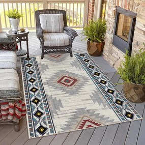 Covor tip traversă lavabil 80x200 cm Ethnic Geo – Mila Home