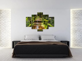 Tablou cu scări într-o pădure tropicală (150x105 cm)