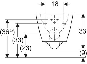 Set vas wc suspendat rimless, alb lucios cu capac din duroplast, softclose, Geberit Smyle Square