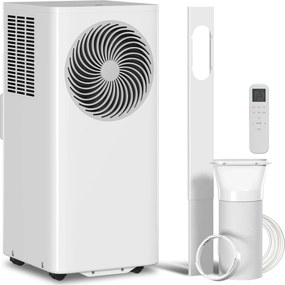 HOMCOM Aparat de aer condiționat portabil 9000 BTU 4-în-1 răcire dezumidificator ventilator mod somn pentru 33 m² Alb | Aosom Romania