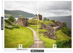 Fototapet Loch Ness Castle