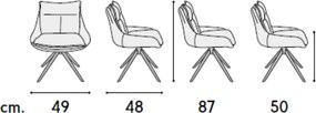 SET 2 Scaune Magnum, structura metalica, tesatura - STANDARD - NEGRU