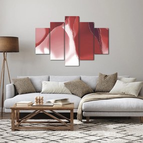 Tablou - Floare abstractă roșie N⁰3 (150x105 cm)