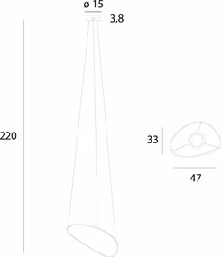 MAXLIGHT P0636D - Lustră LED suspendată pe cablu EMPIRE LED/17W/230V crom lucios