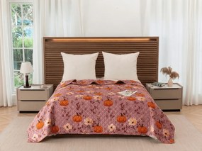 Cuvertura de pat PUMPKINS ROSAVIE, roz pal Dimensiune: 170 x 210 cm