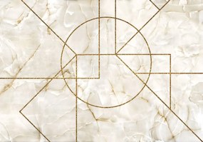 Fototapet - Motiv geometric pe marmură (152,5x104 cm), în 8 de alte dimensiuni noi